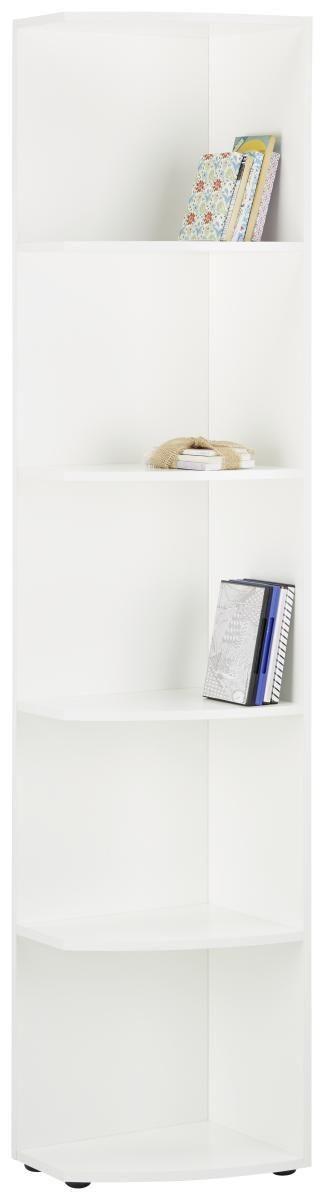 UKONČOVACÍ REGÁL MRK - biela, Konventionell, kompozitné drevo (30/185/38cm) - Mömax