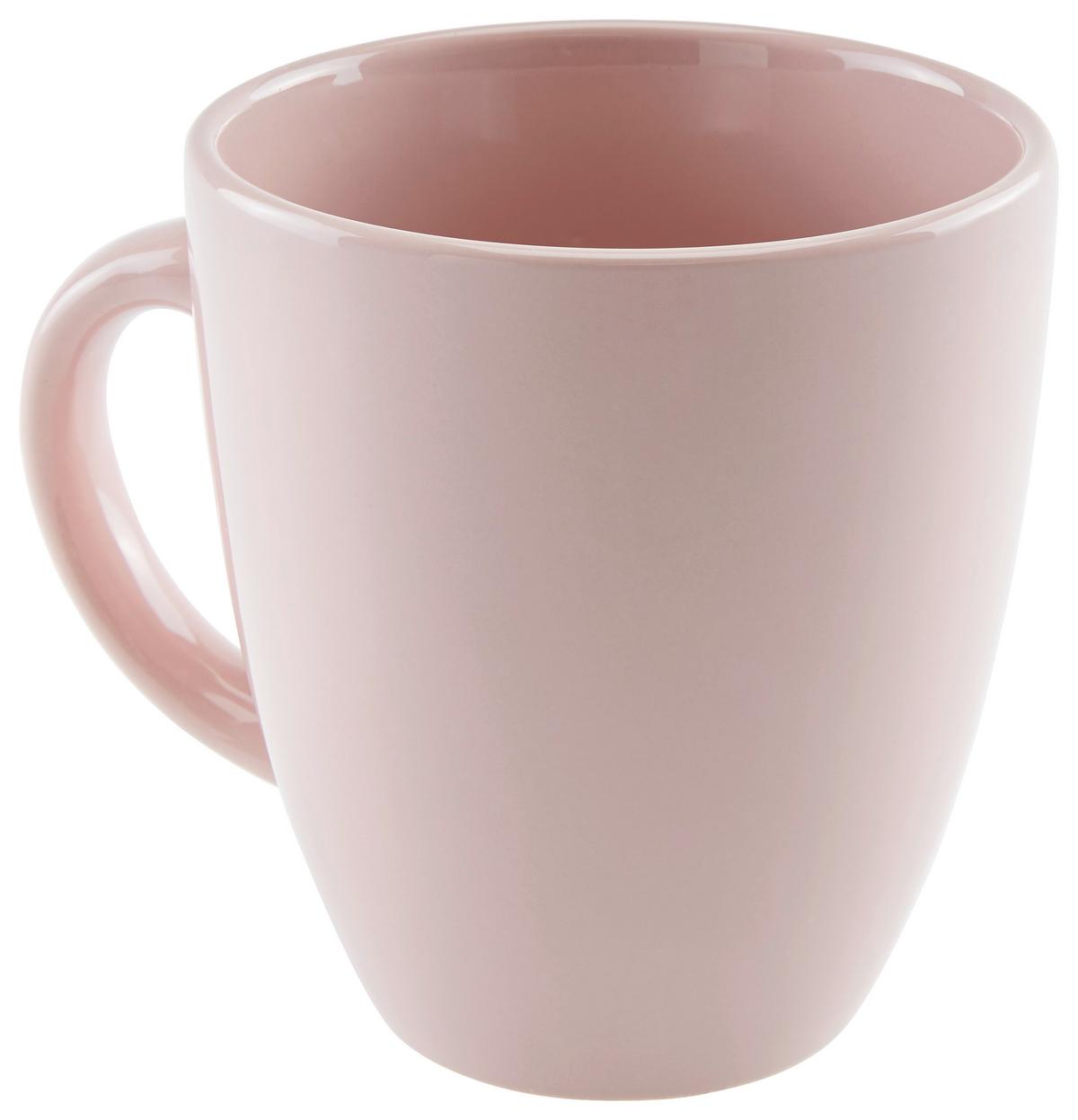 Kaffeebecher Steinzeug 300 ml Uni/Altrosa Fiorella - Altrosa, KONVENTIONELL, Keramik (0,3l) - Luca Bessoni