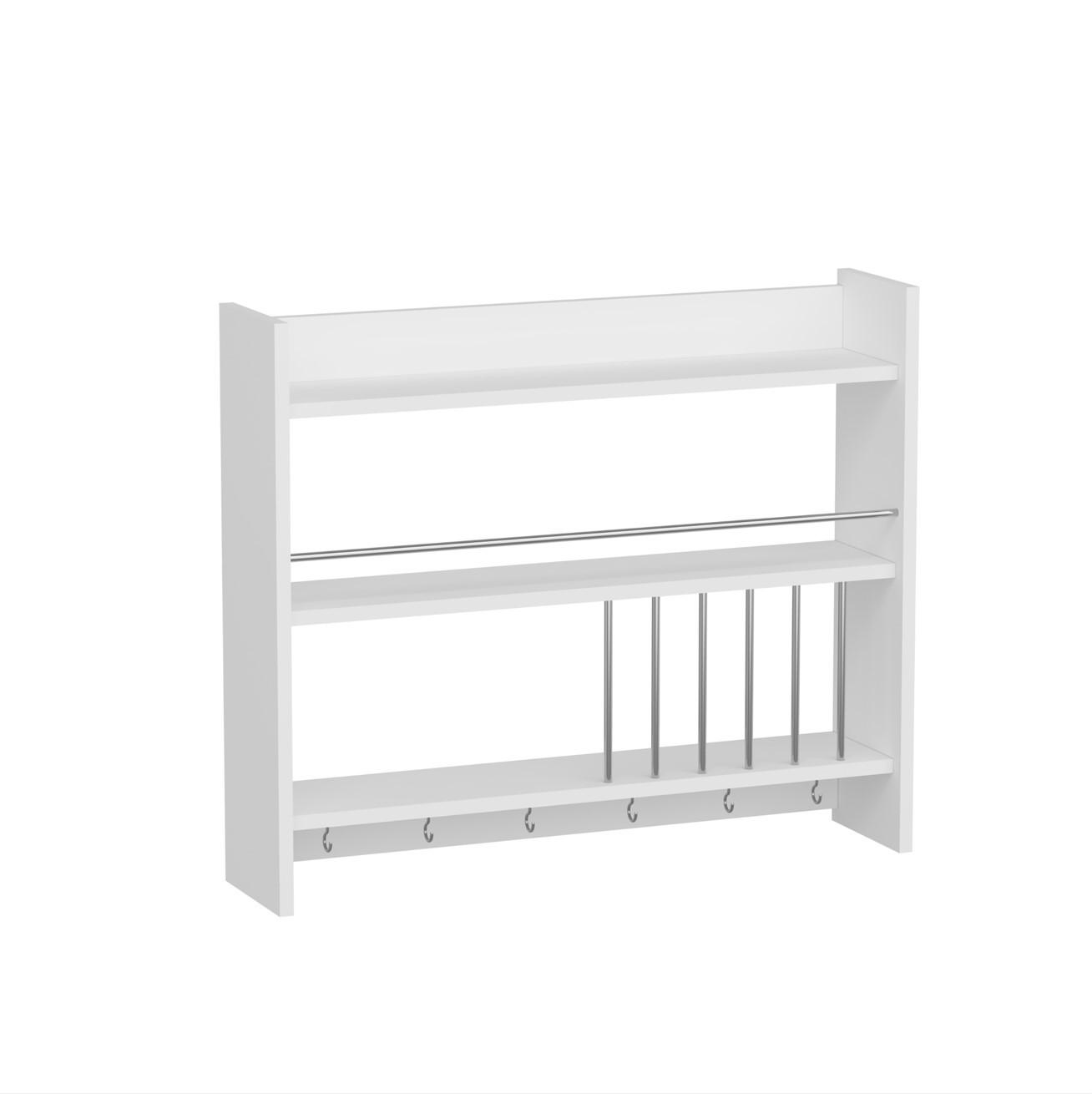 Gewürzregal Aphrodite B: 85 cm - Design, Holzwerkstoff (85/72/19,6cm) - MID.YOU