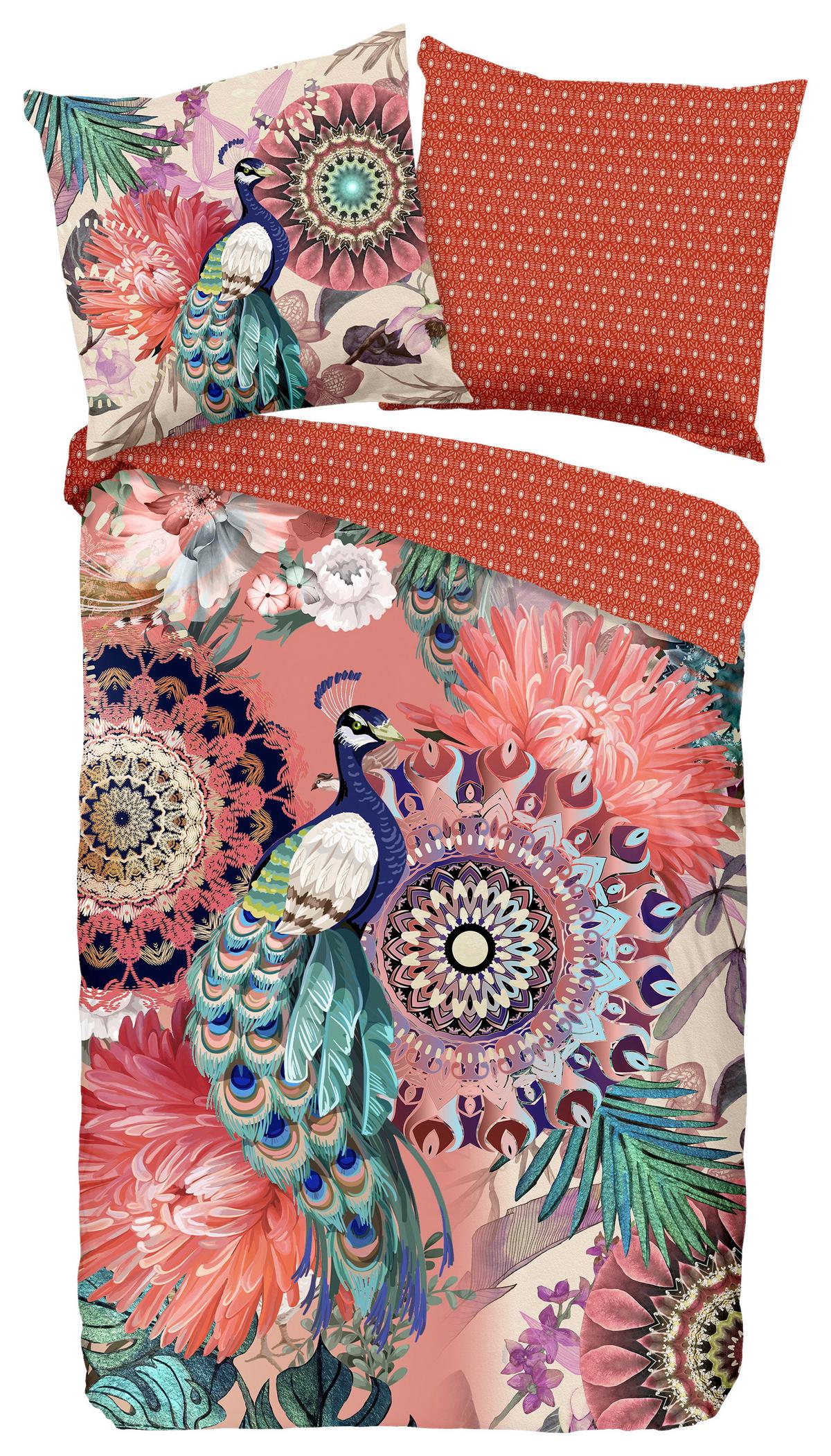 Wendebettwäsche Lynouk Multicolor 155x220 Cm - Multicolor, Design, Textil (155/220cm)