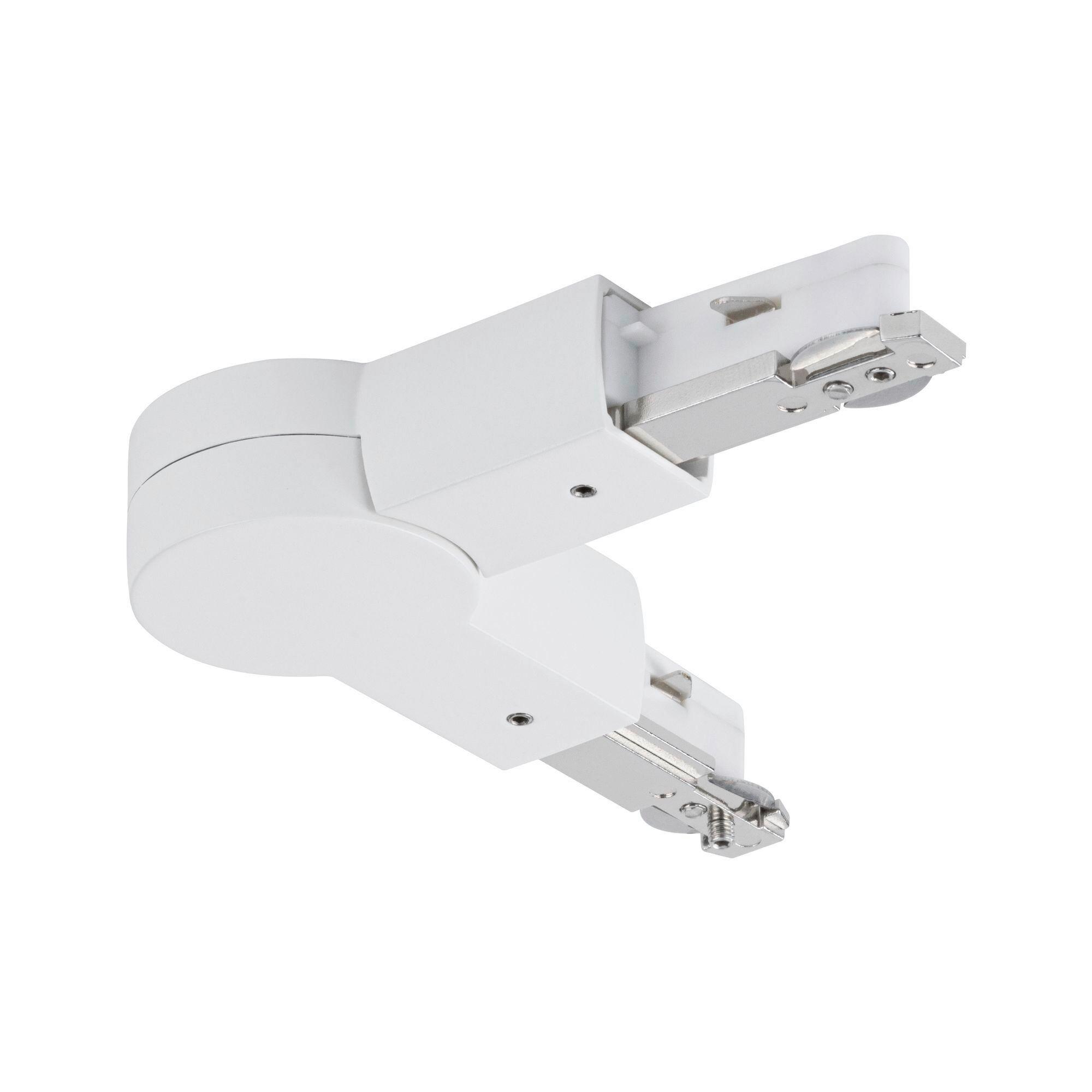 Schienensystem Urail Gelenk-Verbinder 96965 Weiß - Weiß, Basics, Metall (15,9/1,8cm) - Paulmann
