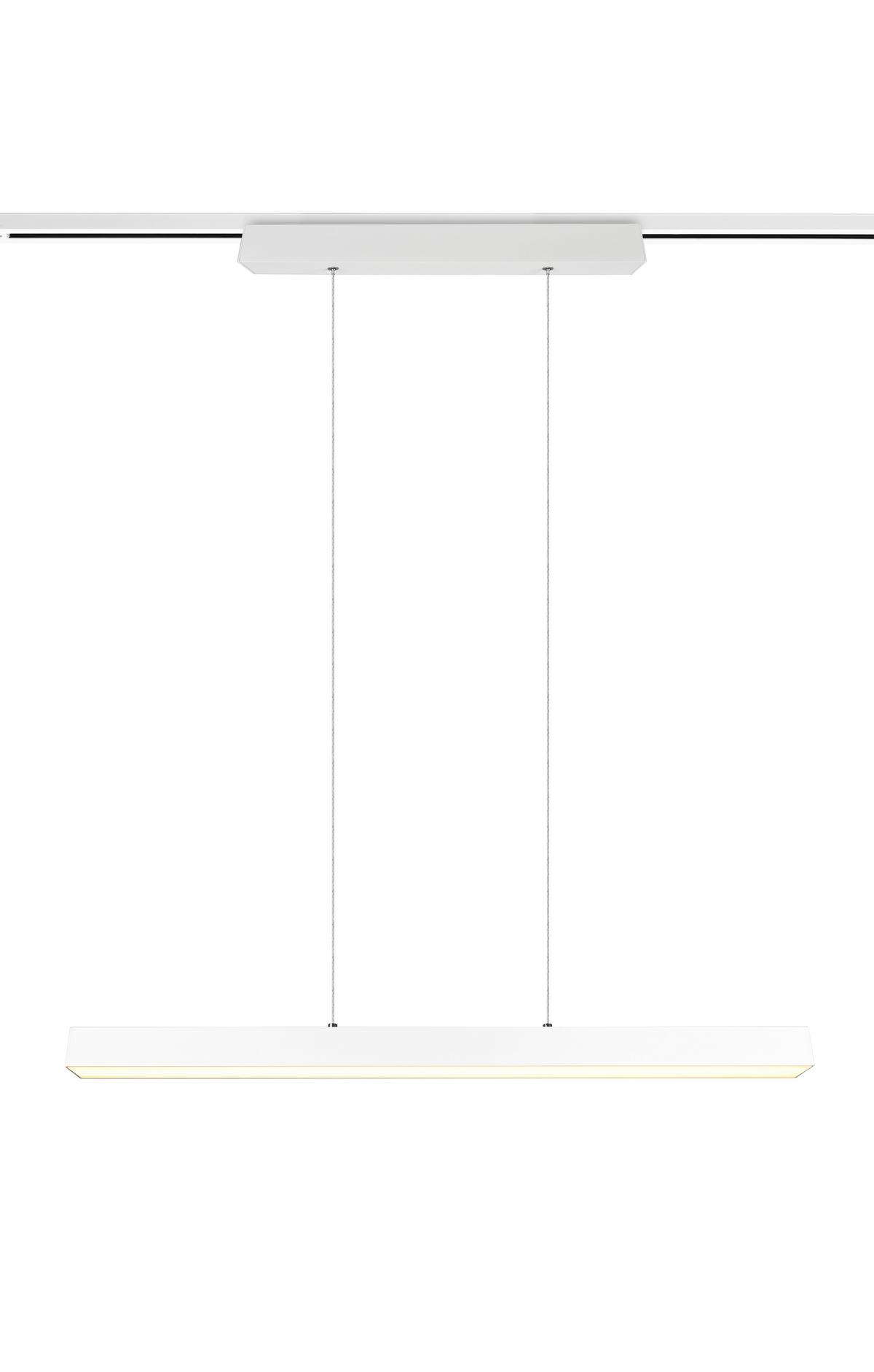 Schienensystem Duoline Hängeleuchte 73043131 Pl Paros - Weiß, Basics, Metall (90/180/5cm) - Trio Leuchten