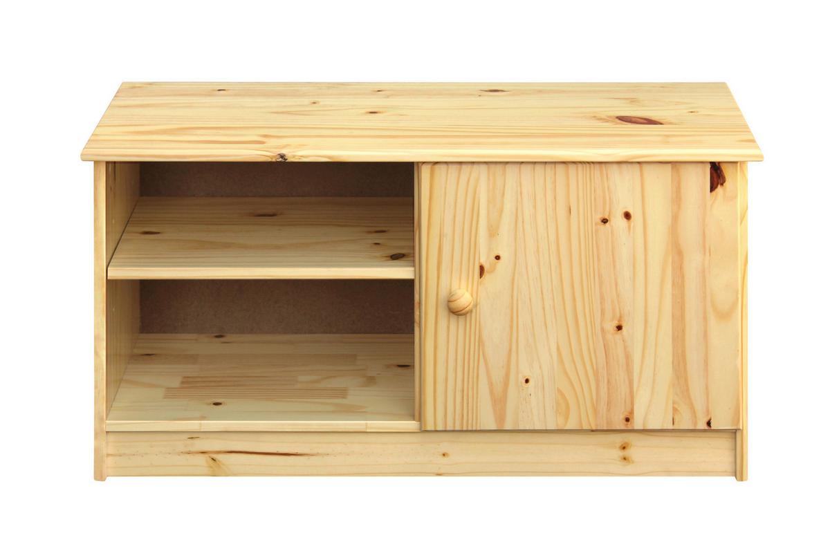 SCHUHSCHRANK Naturfarben B: 91cm - Naturfarben, Design, Holz (91/48/38cm) - MID.YOU