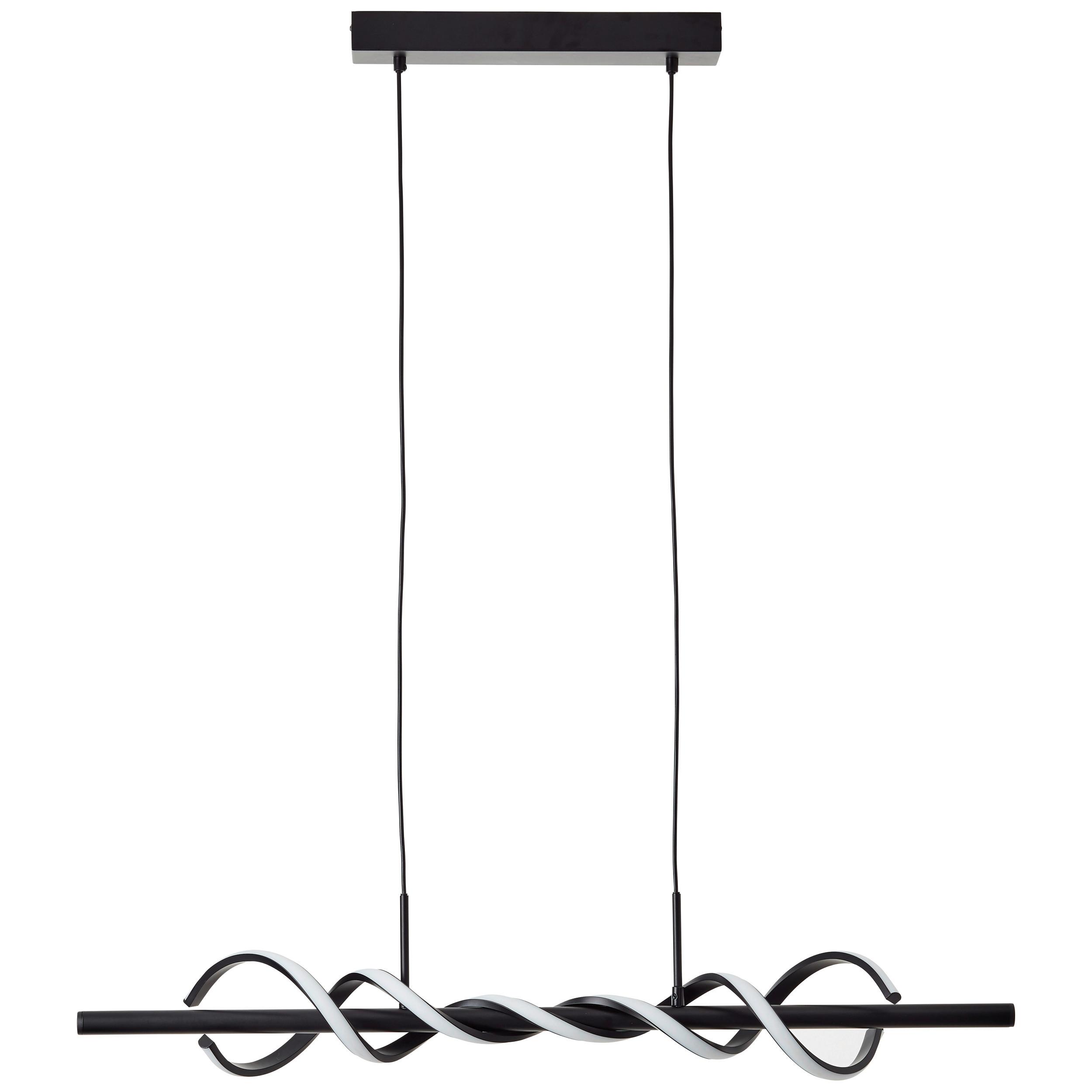 LED-PENDELLEUCHTE G99819/06 AMALIE - Schwarz, Design, Kunststoff/Metall (18/95,5/150cm) - Brilliant