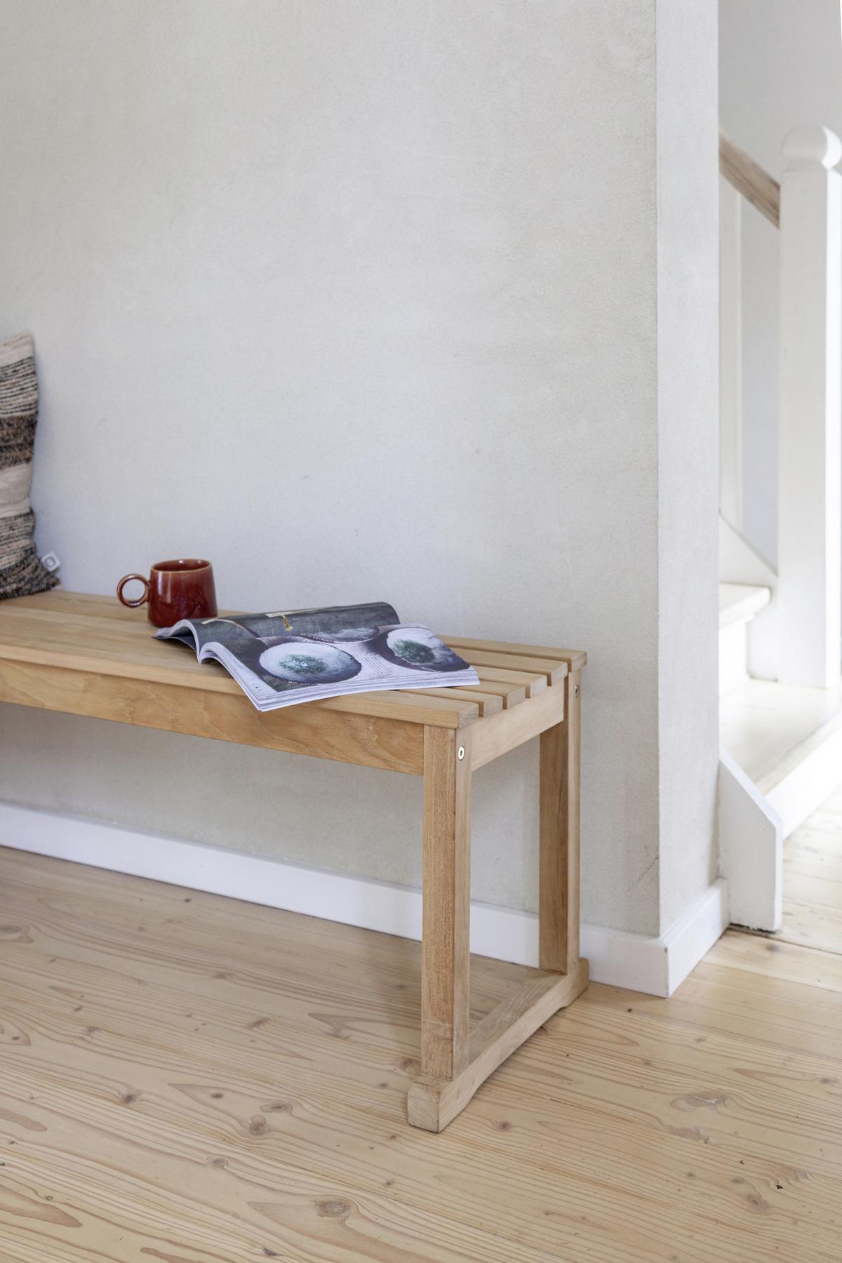 Sitzbank Echtholz Teakfarben Vega Bht: 120x43x40 Cm - Teakfarben, KONVENTIONELL, Holz (120/43/40cm) - MID.YOU