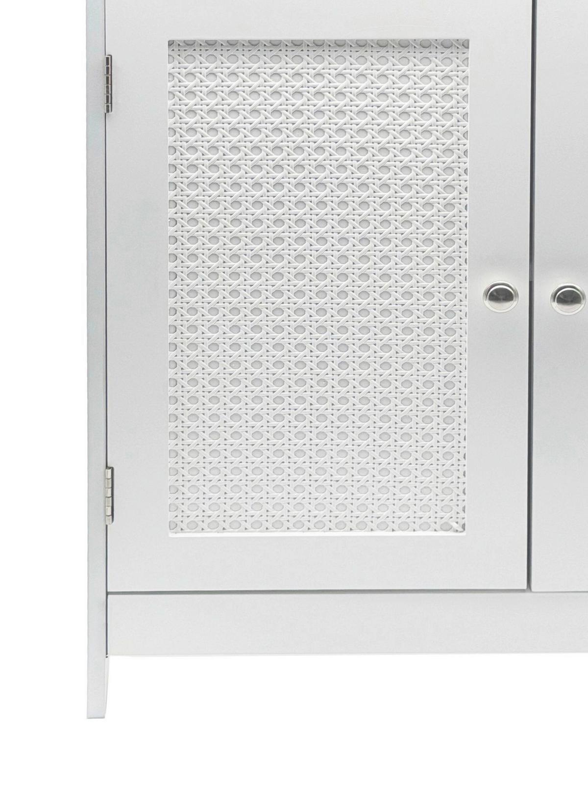 MIDISCHRANK Weiß B: 60cm - Weiß, Design, Holzwerkstoff (60/80/28cm) - Livetastic