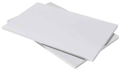 Einlegeböden 2er-Set für Schrank Puls, 82,6x40 cm - Weiß, Holzwerkstoff (82,6/1,5/40cm) - Carryhome