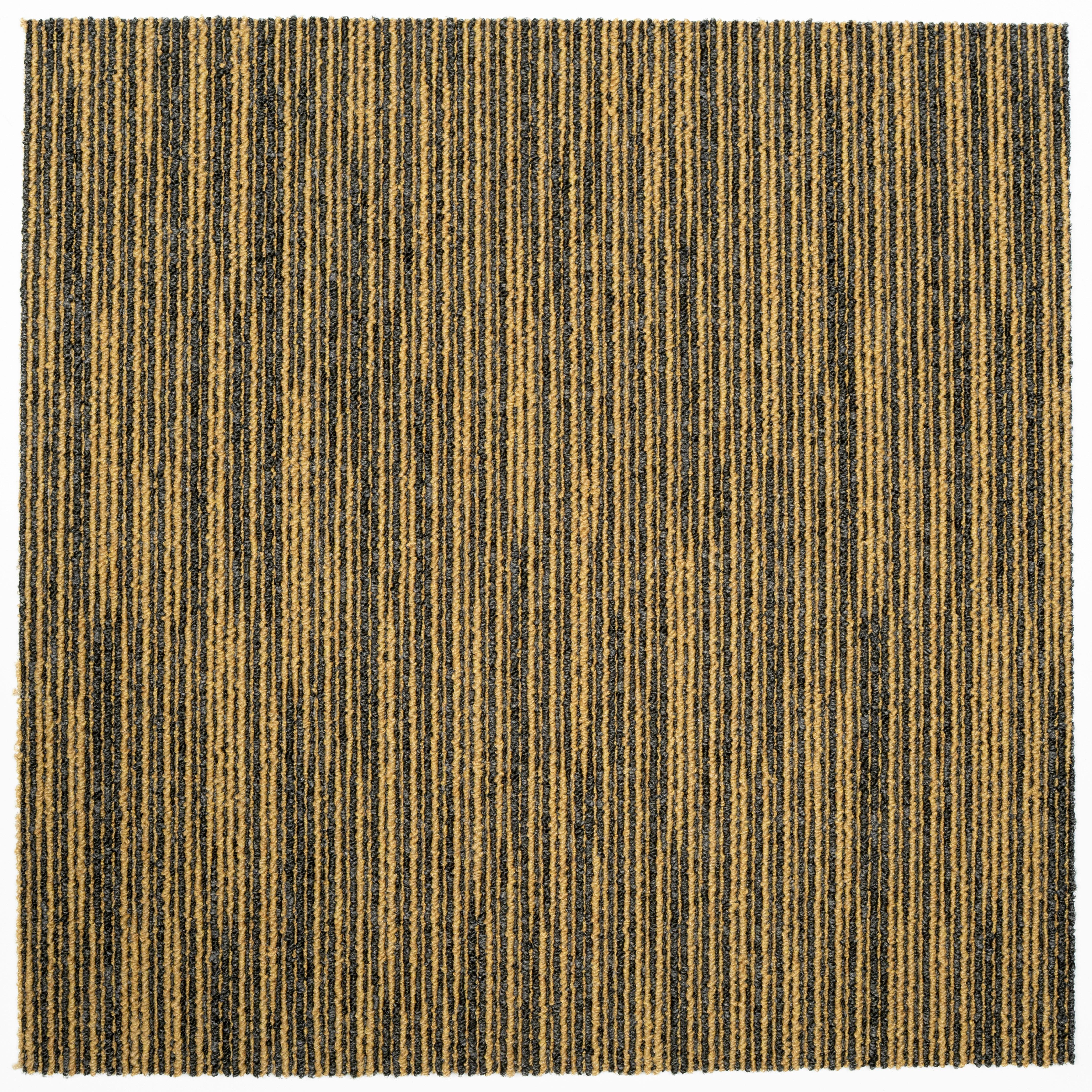 Teppichfliese Grau/Hellgelb Ambition 50x50 cm Florhöhe 3mm - Hellgelb/Grau, Basics, Textil (50/50cm)