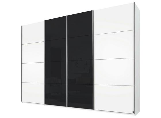 Schwebetürenschrank 316cm Bensheim - Dunkelgrau/Weiß, MODERN, Glas/Holzwerkstoff (316/230/62cm) - James Wood Schwebetürenschrank 316cm Bensheim - Dunkelgrau/Weiß, MODERN, Glas/Holzwerkstoff (316/230/62cm) - James Wood