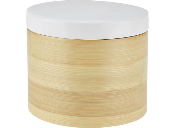 Dóza Naturelle -ext- - bílá/přírodní barvy, dřevo (14/12cm) - Mömax modern living Dóza Naturelle -ext- - bílá/přírodní barvy, dřevo (14/12cm) - Mömax modern living