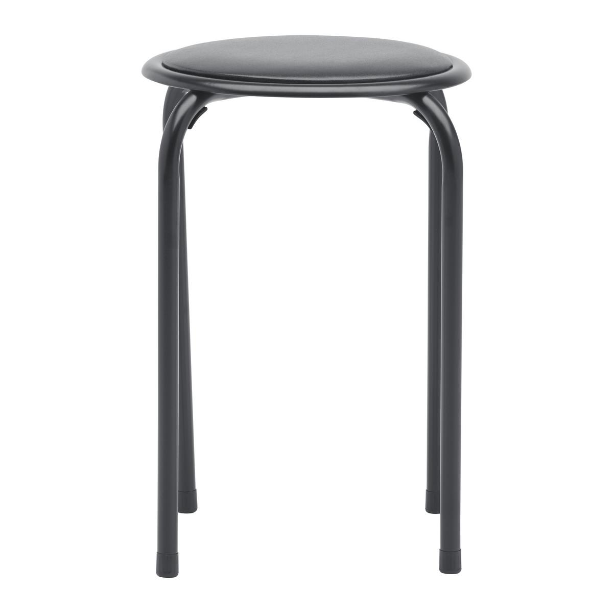 STOHOVATELNÁ STOLIČKA RAKI II - černá, Konvenční, kov/textil (30/45cm) - Mömax