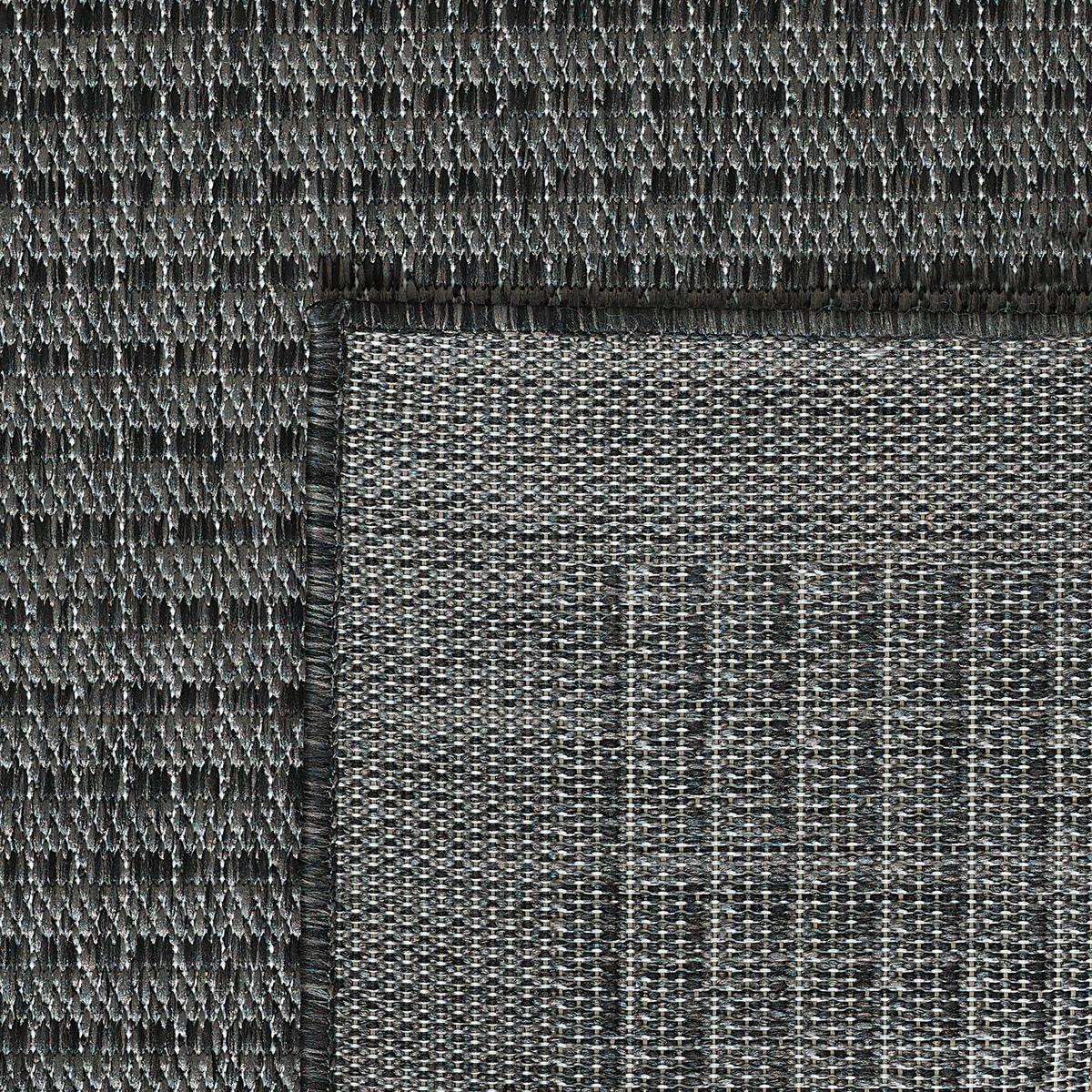 Outdoorteppich Giza 200 X 290 1410 Black - Schwarz, Basics, Textil (200/290cm) - Novel