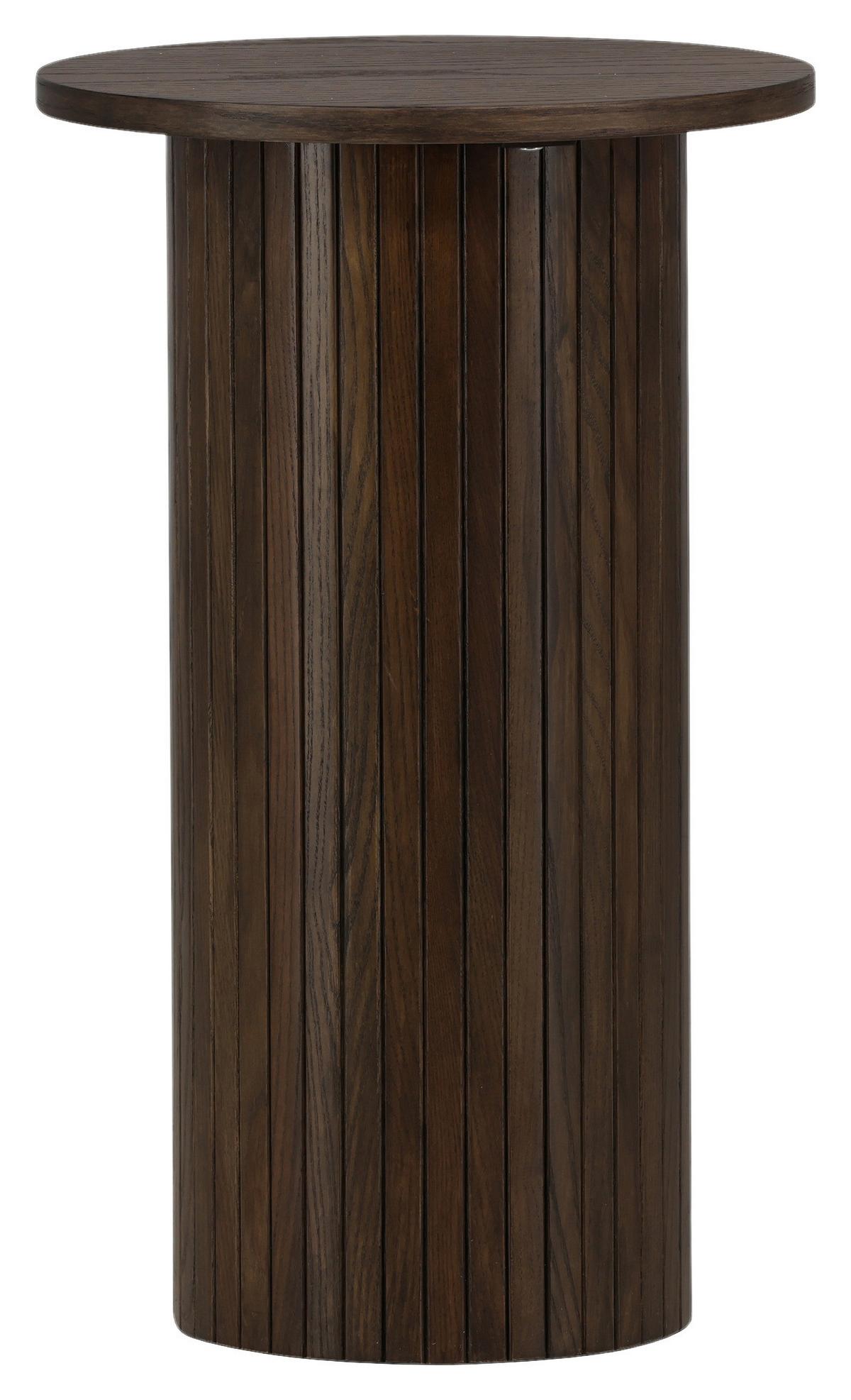 Beistelltisch Bianca - Mokka, Design, Holzwerkstoff (40/40/65cm) - Livetastic