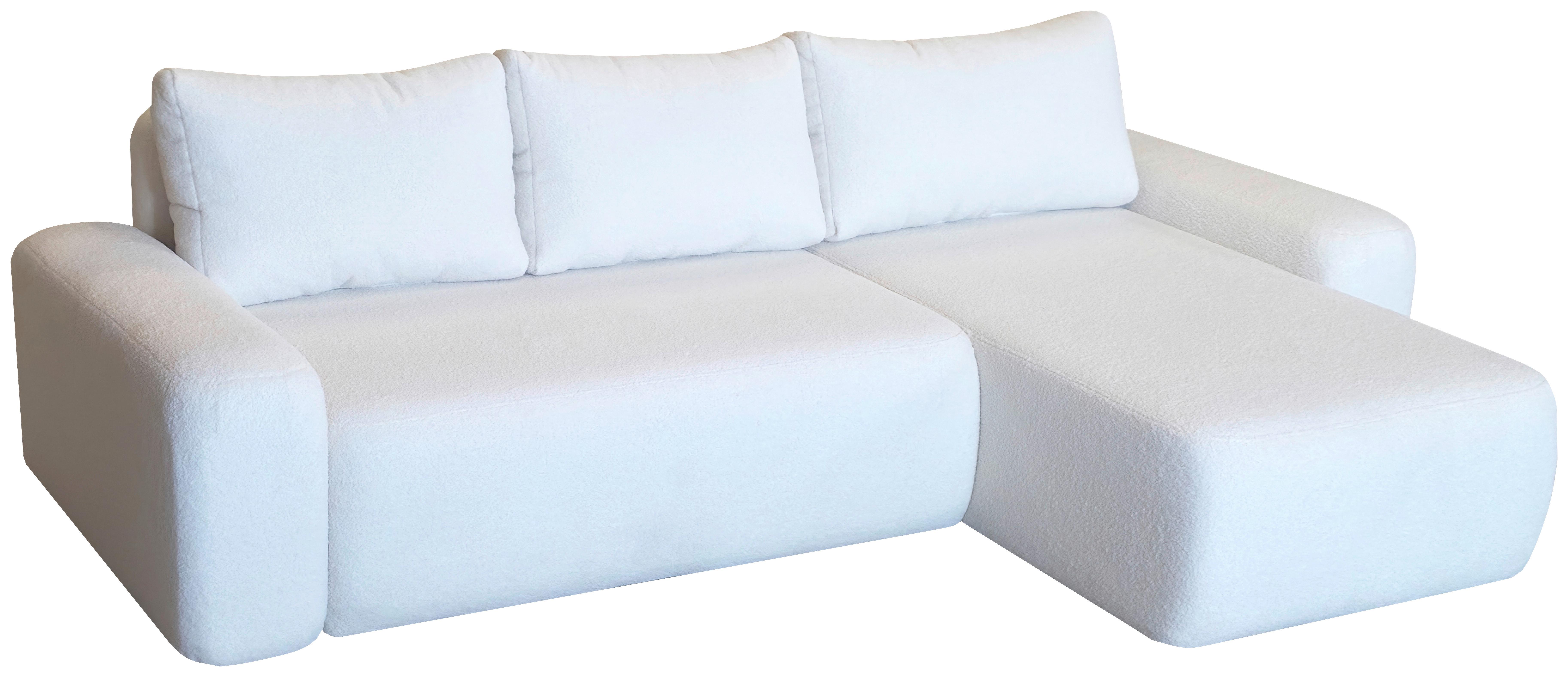 Sarokgarnitúra Luna - fehér, Romantik / Landhaus (270/90/140cm) - Best Price