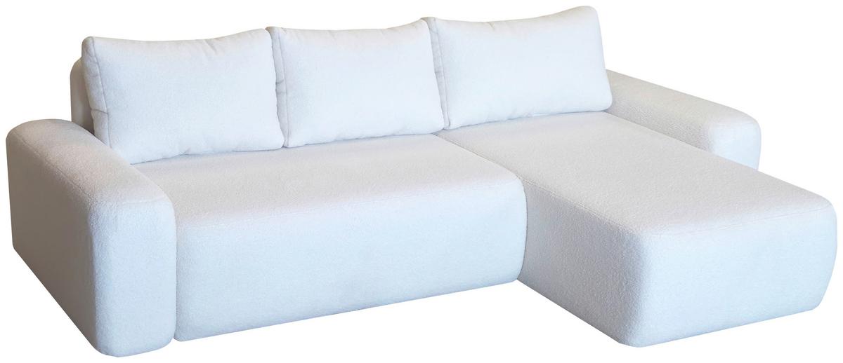 Sarokgarnitúra Luna - fehér, Romantik / Landhaus (270/90/140cm) - Best Price