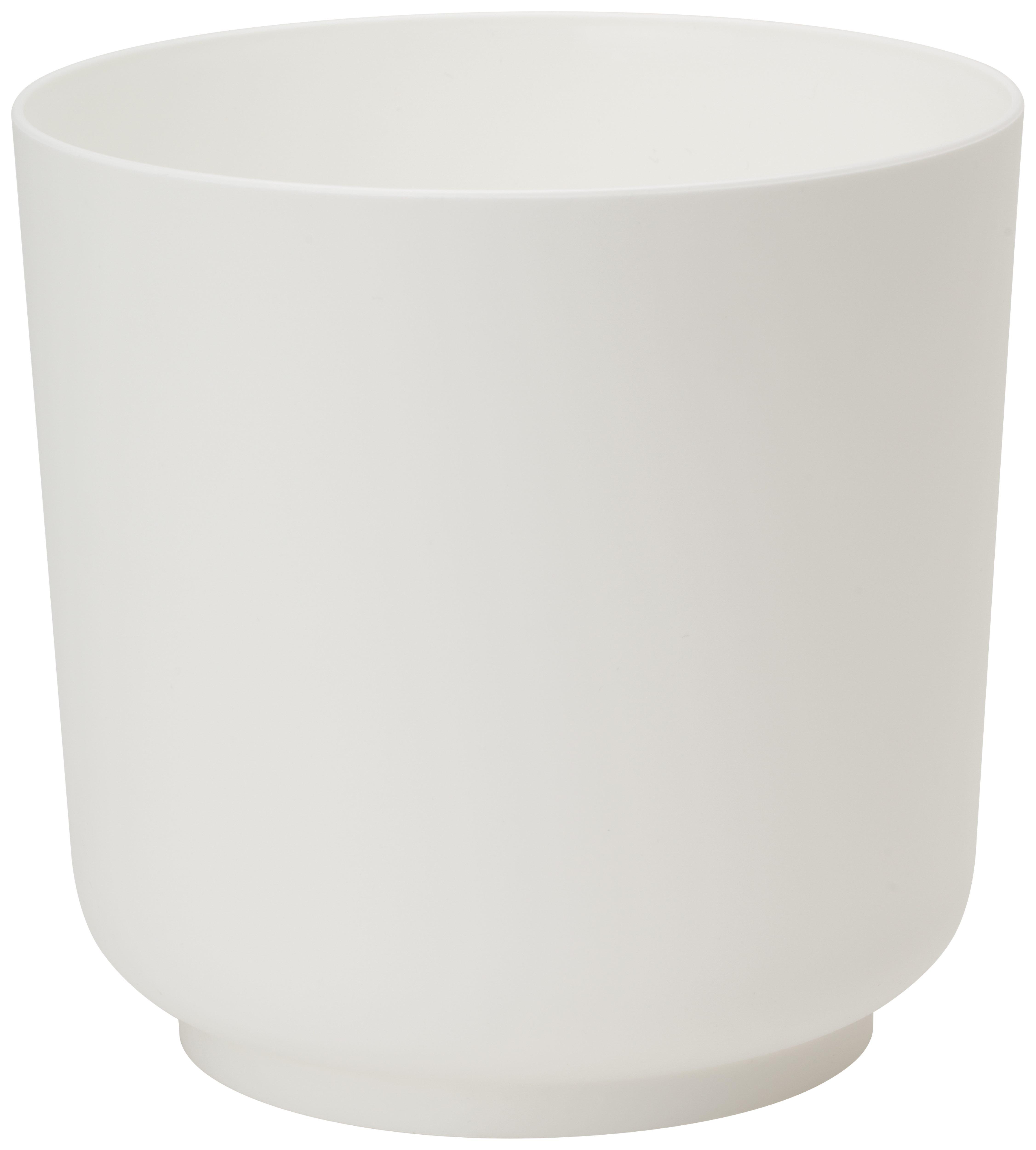 OBAL NA KVETINÁČ SIENA ECO 20 - biela, Konventionell, plast (20/19,4cm) - Mömax