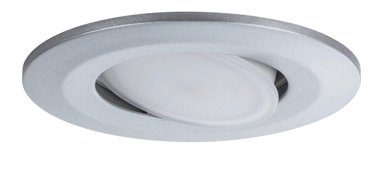 LED-Deckenleuchte Calla Ø 9 cm dimmbar Rund - Chromfarben, Basics, Kunststoff (9cm) - Paulmann