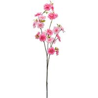 Blütenzweig pink, ca. 84 cm - Pink/Braun, MODERN, Kunststoff (84cm)