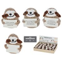 Dekokopf Positive Sloth - Beige, Basics, Textil (7/8/7cm)