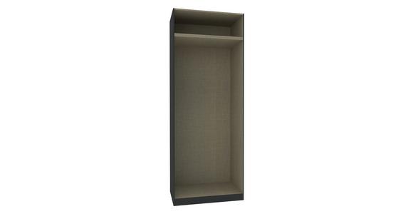 Offener Kleiderschrank 182 cm Unit, Anthrazit - Anthrazit, MODERN, Holzwerkstoff (182,2/242,2/56,5cm) - Ondega