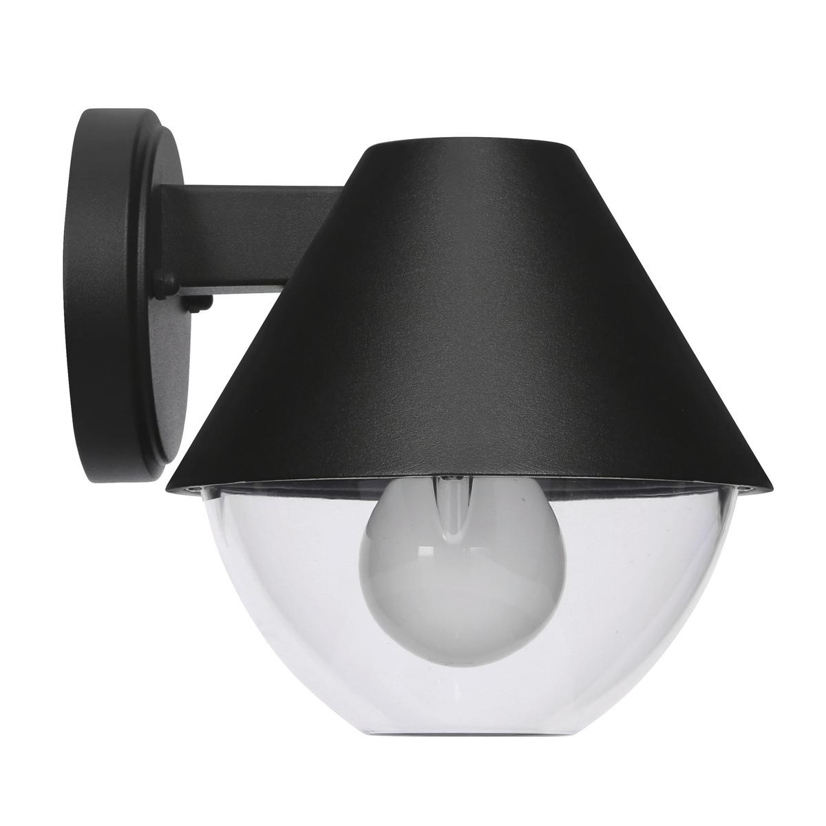 Led-außenleuchte 21-32256 Hendera - Schwarz, Design, Metall (18/20.5/18cm)