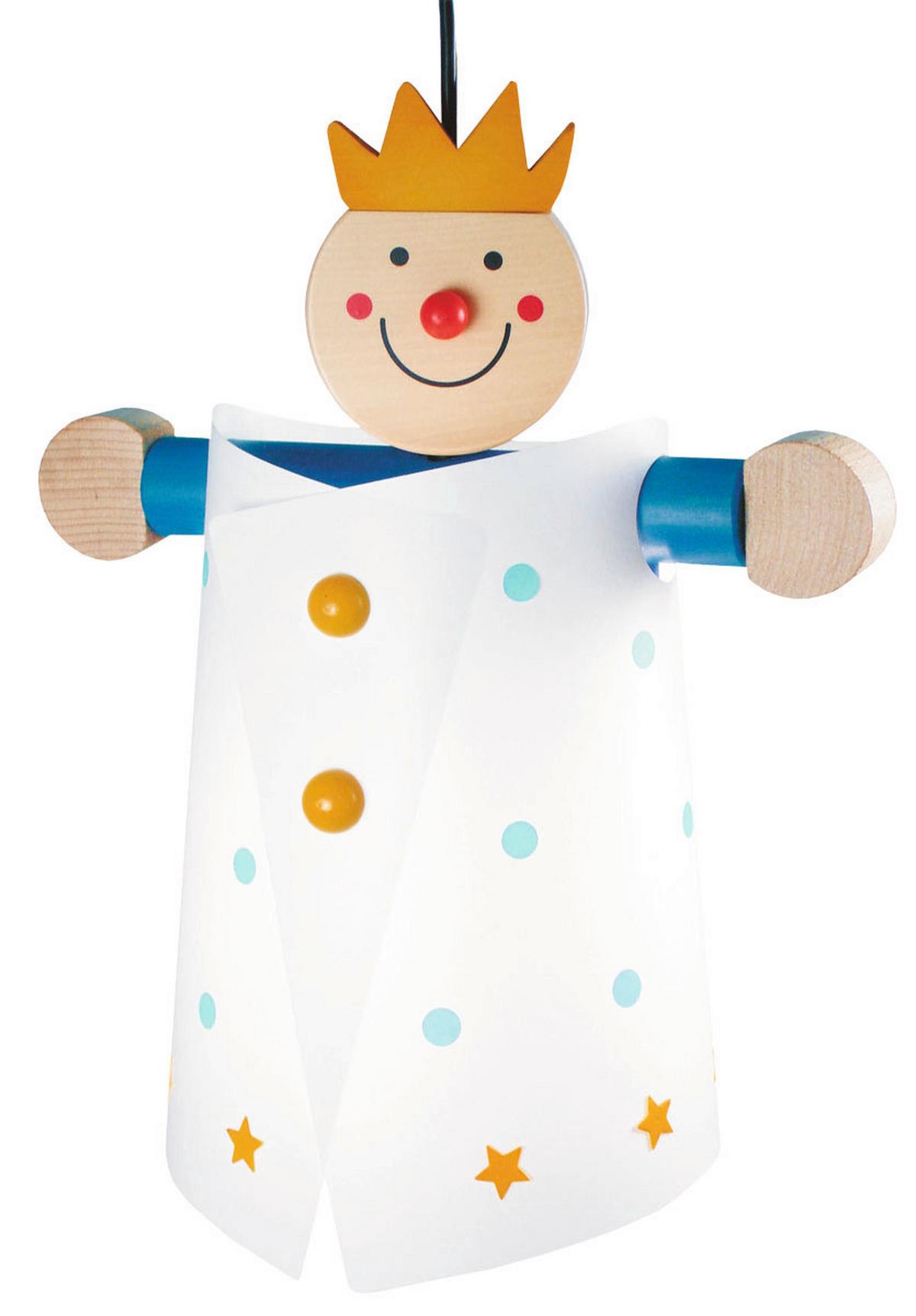 Kinderhängeleuchte 192 Prinz - Multicolor, Basics, Holz/Kunststoff (30/20/40cm) - Niermann