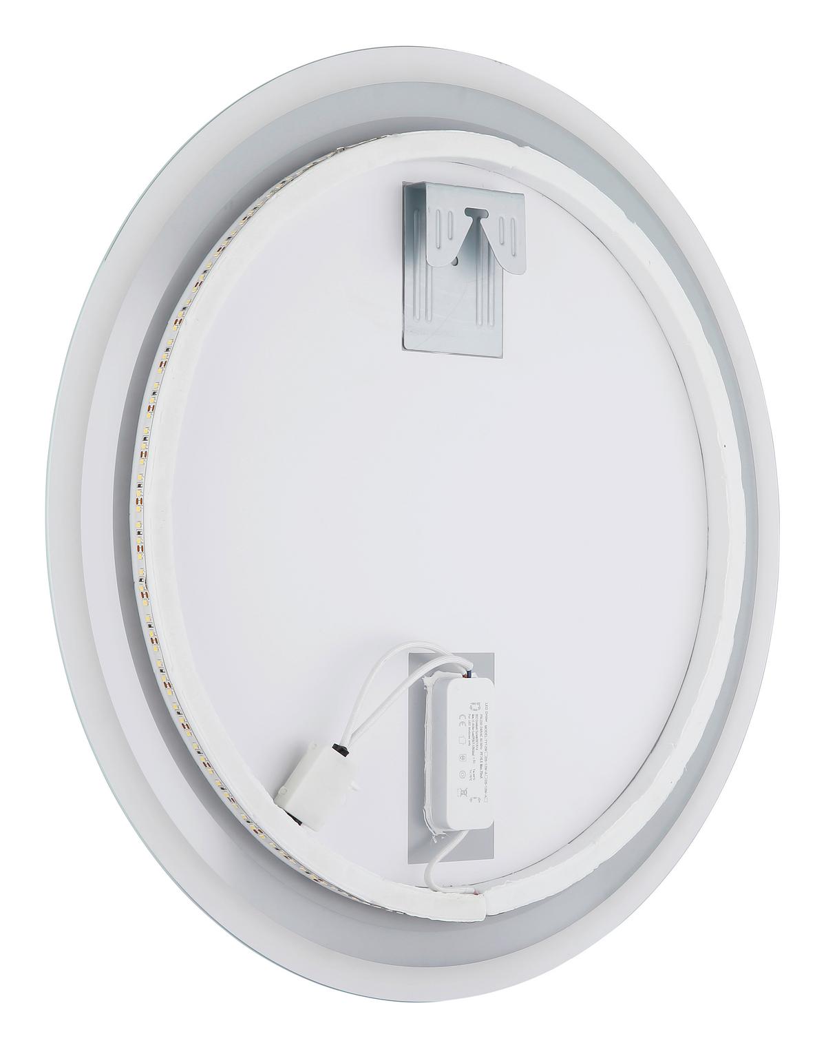 KÚPEĽŇOVÉ ZRKADLO RIVAS - Konventionell, plast/sklo (55/2,8cm) - Globo