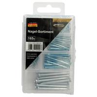 Sortiment Nägel 165 Stück NAGEL-SORTIMENT 165 TEILIG - KONVENTIONELL, Metall