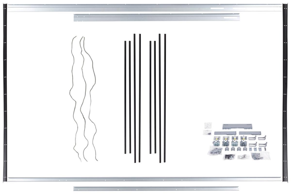 MONTÁŽNY BALÍČEK UNIT - čierna, Modern, kov/plast - Ondega