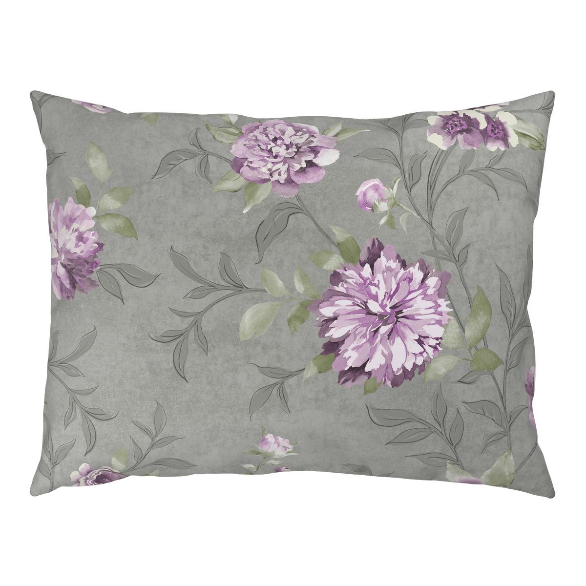 Bettwäsche Alice - Lila/Grau, ROMANTIK / LANDHAUS, Textil - James Wood