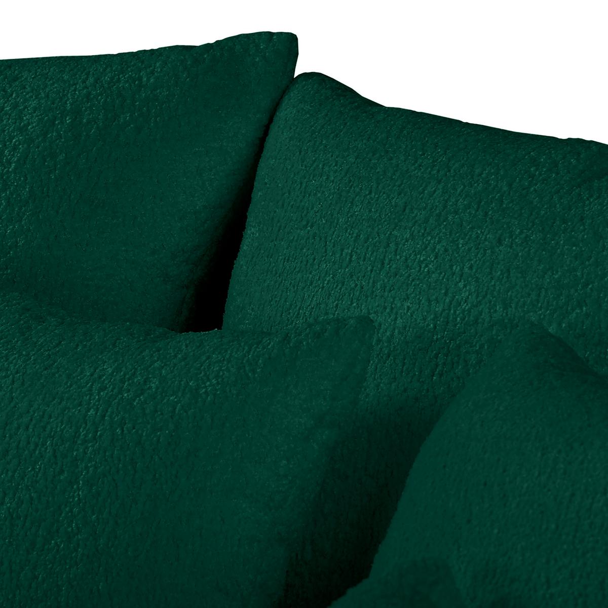 Bigsofa Naomi Grün B: 284 Cm - Schwarz/Grün, Design, Textil (284/94/148cm) - Livetastic