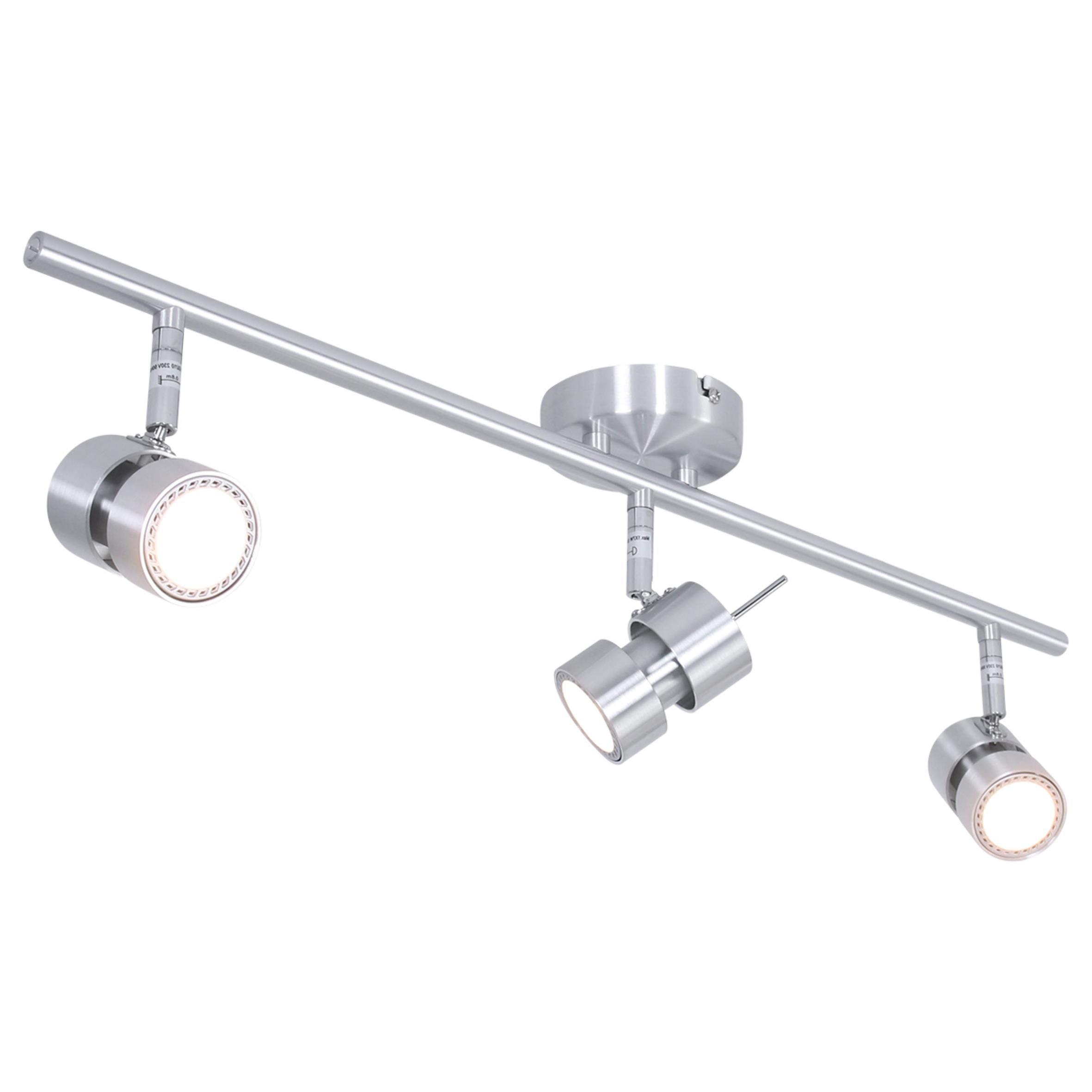 Deckenleuchte Natasja Led - Silberfarben, Trend, Metall (12/12/12cm)