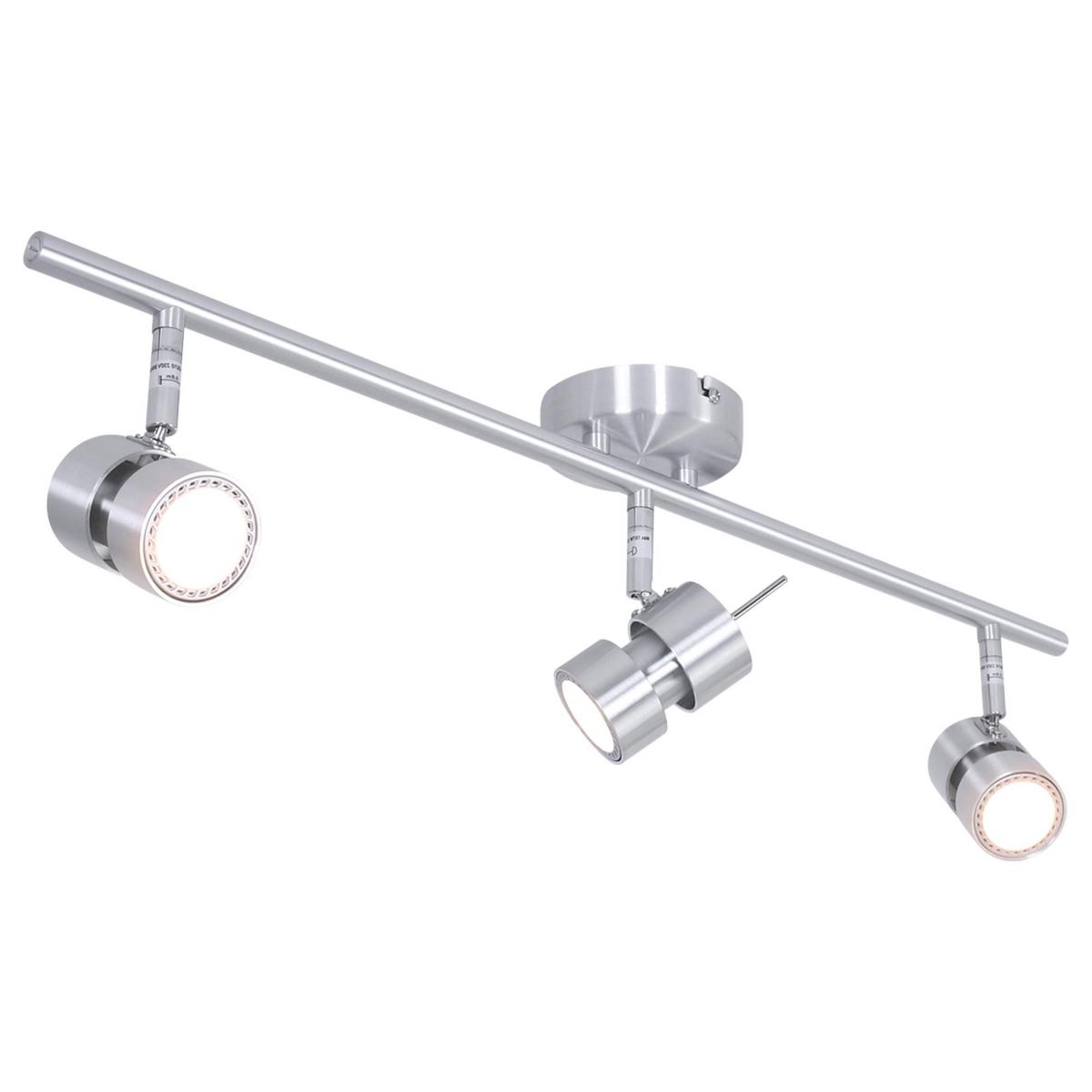 Deckenleuchte Natasja Led - Silberfarben, Trend, Metall (12/12/12cm)
