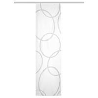 Flächenvorhang Pinale Weiß B: 57 cm - Weiß, Basics, Textil (57/245cm)