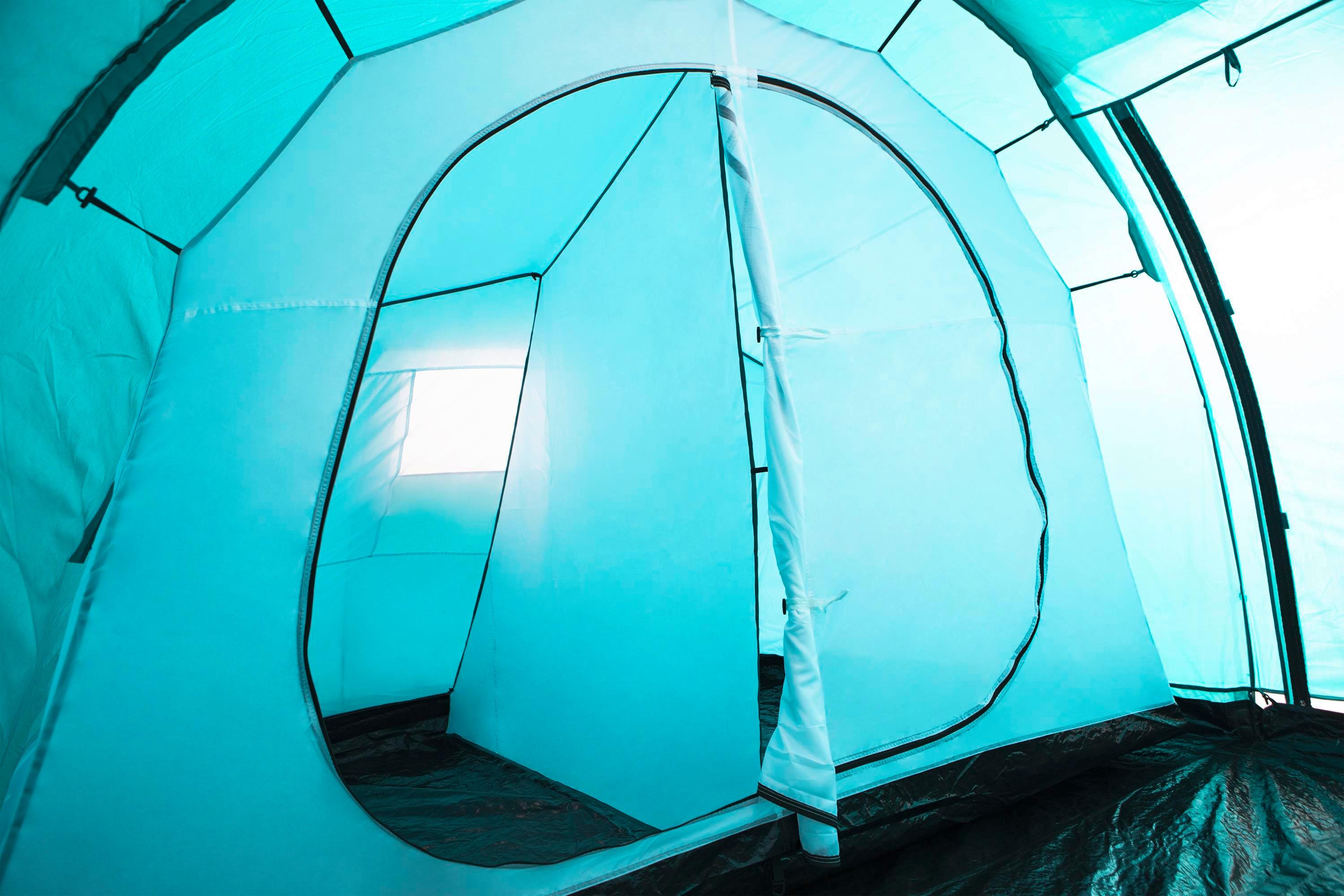 Zelt mit wasserfesten Nähten