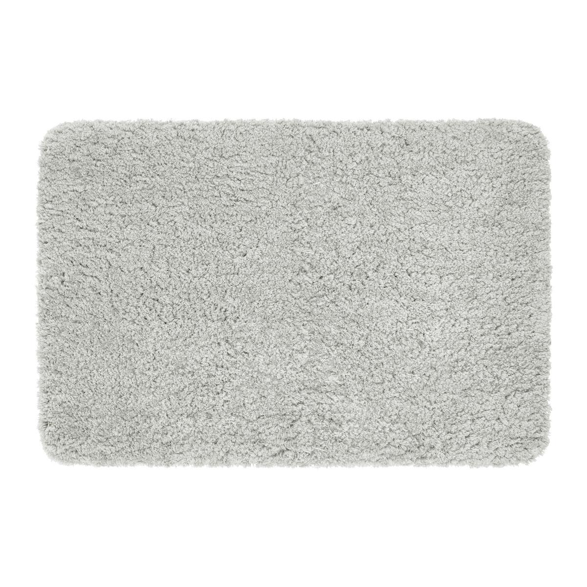 Kúpeľňová predložka Chris, 60/90cm, strieborná - sivá, textil (60/90cm) - Premium Living
