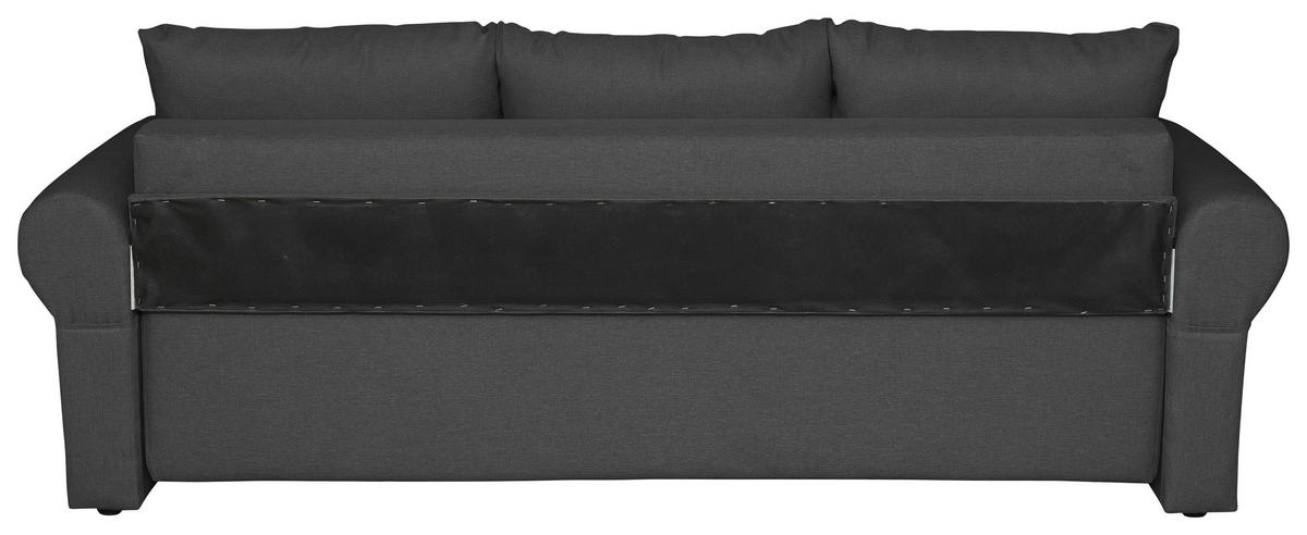 Schlafsofa Sara - Schwarz/Grau, Design, Textil (235/75/90cm) - P & B