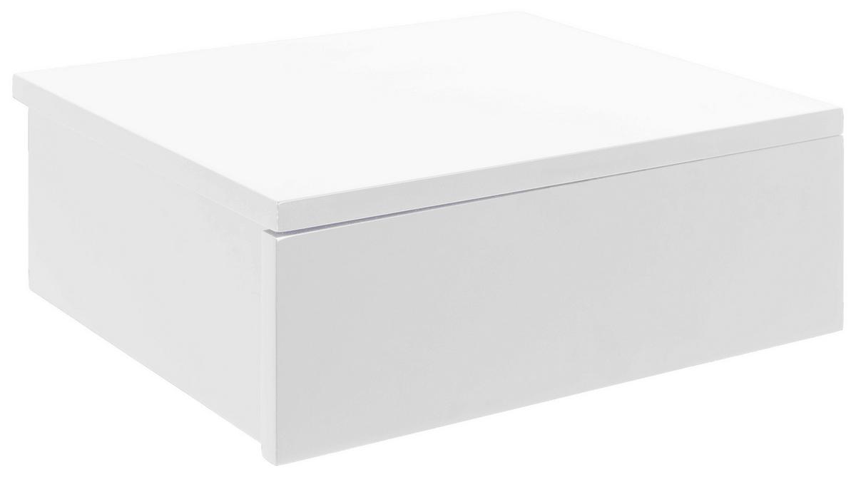 NOČNÍ STOLEK AVIGNON - bílá, Moderní, kompozitní dřevo (37/13/32cm) - MID.YOU