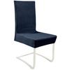Stuhlhusse Jenny - Blau, MODERN, Textil (48/48/64cm) - Luca Bessoni