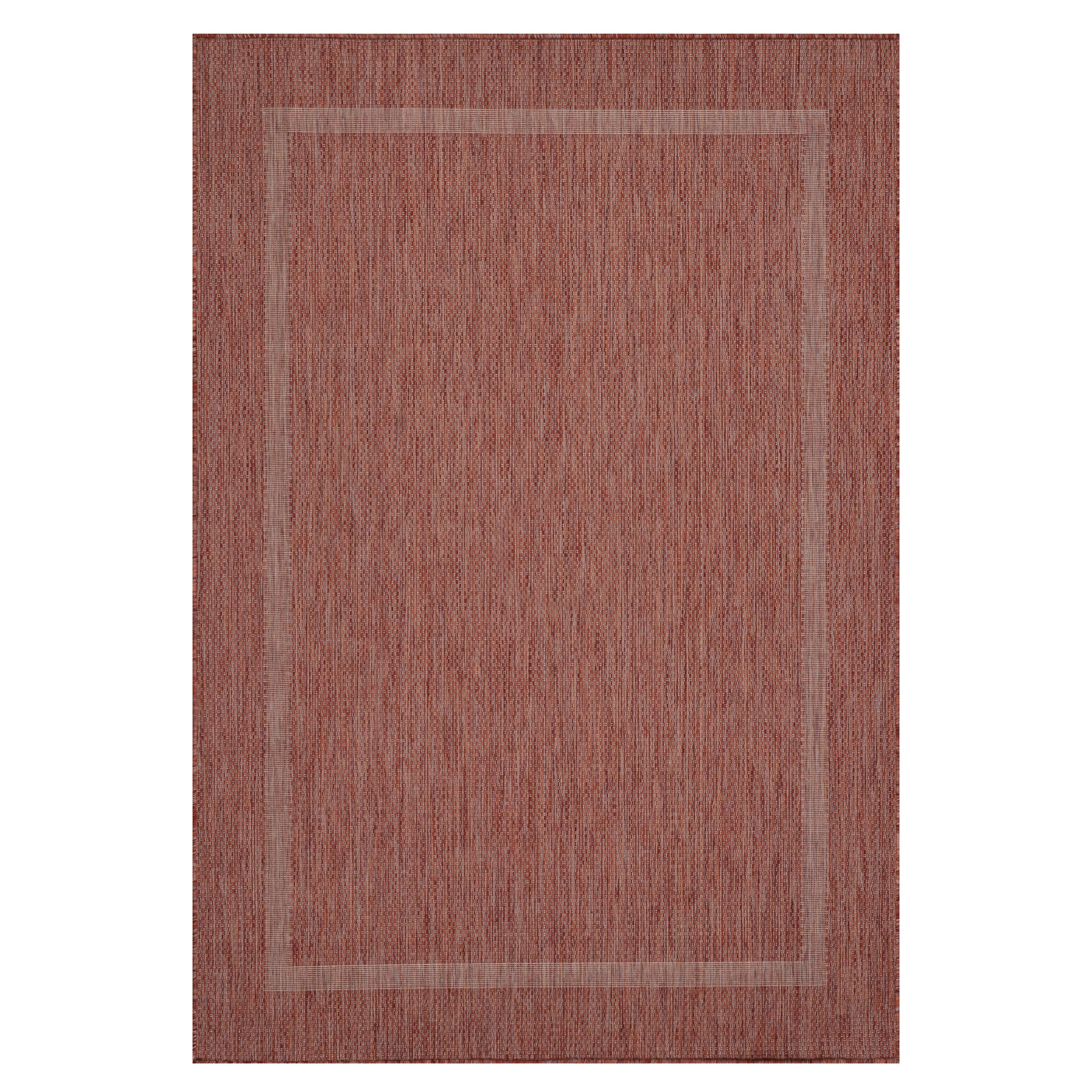Flachwebteppich Relax - Rot, Basics, Textil (120/170cm) - Novel