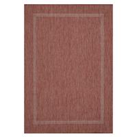 Flachwebteppich Relax - Rot, Basics, Textil (120/170cm) - Novel