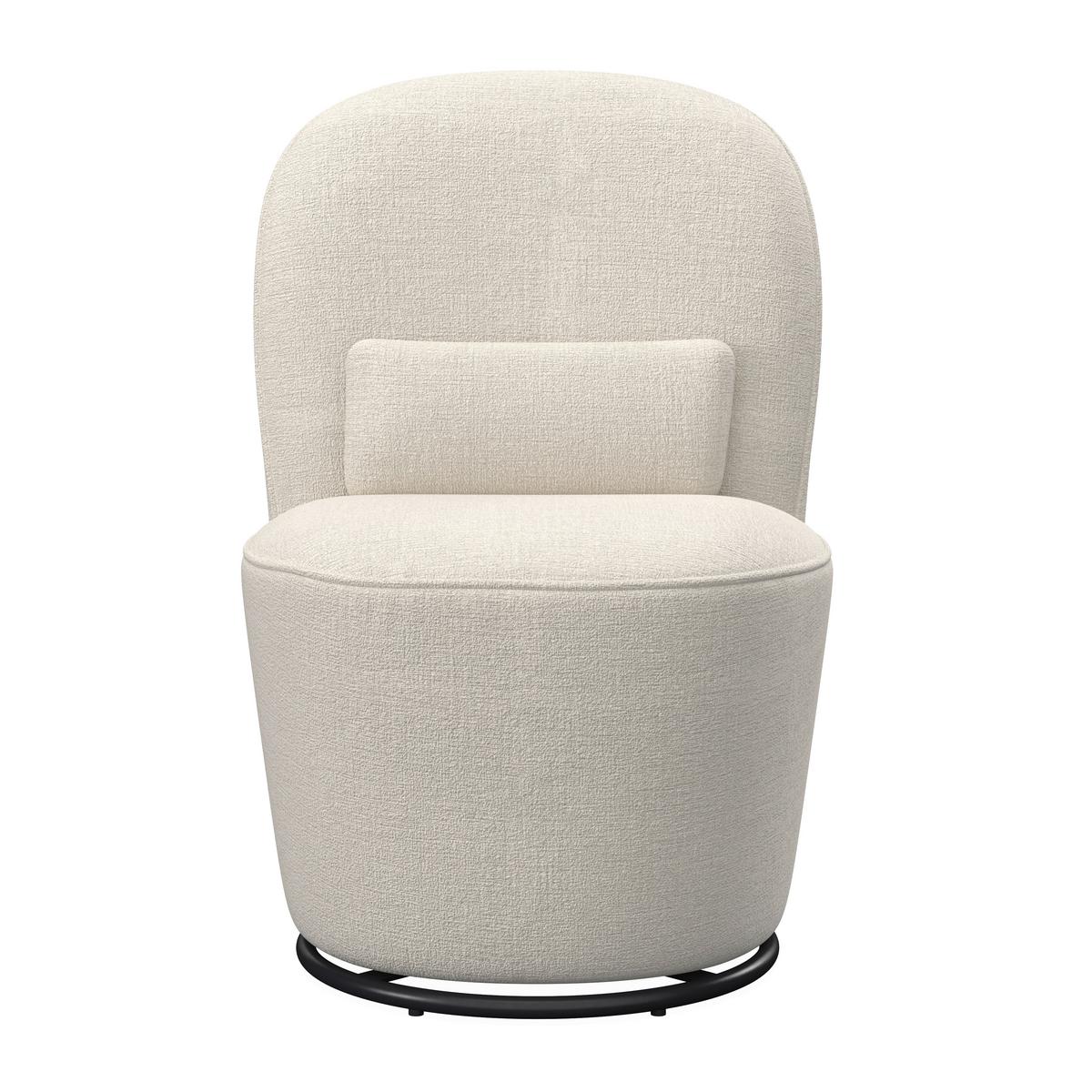 ŽIDLE VITTORE - krémová/béžová, Moderní, kov/dřevo (56/83,5/62cm) - Bessagi Home
