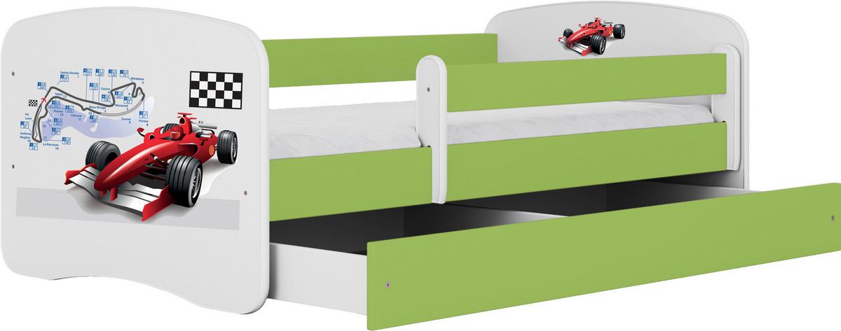 Kinder-/Juniorbett Babydreams inkl. Matratze 80x160 - Birkefarben/Weiß, MODERN, Holz/Holzwerkstoff (80/160cm) - MID.YOU