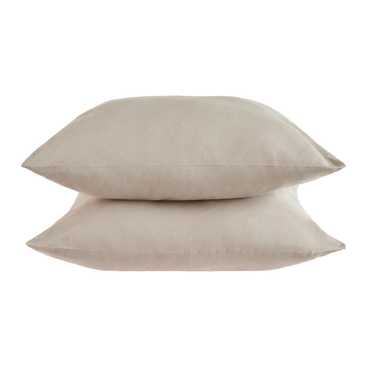 Díszpárnahuzat Kb. 50/50cm - taupe, Konventionell, textil (50/50cm) - Ele