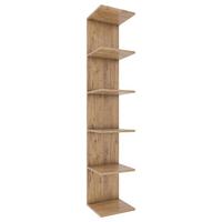 Regál Laza š: 35 cm, dub medový - medový dub, Moderní, kompozitní dřevo (35/180/30cm) - MID.YOU