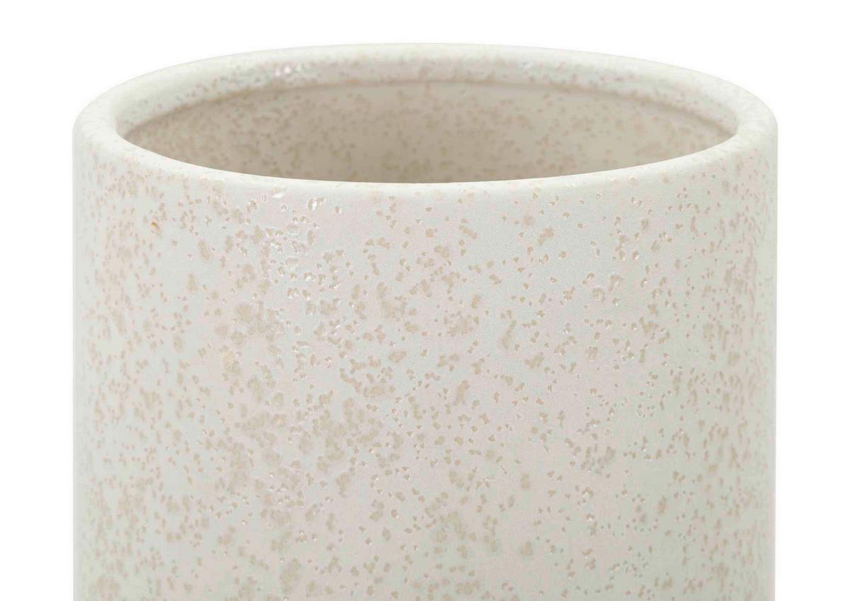Vase Bubbles Creme B: 16 cm - Creme, Basics, Keramik (16/28/16cm)