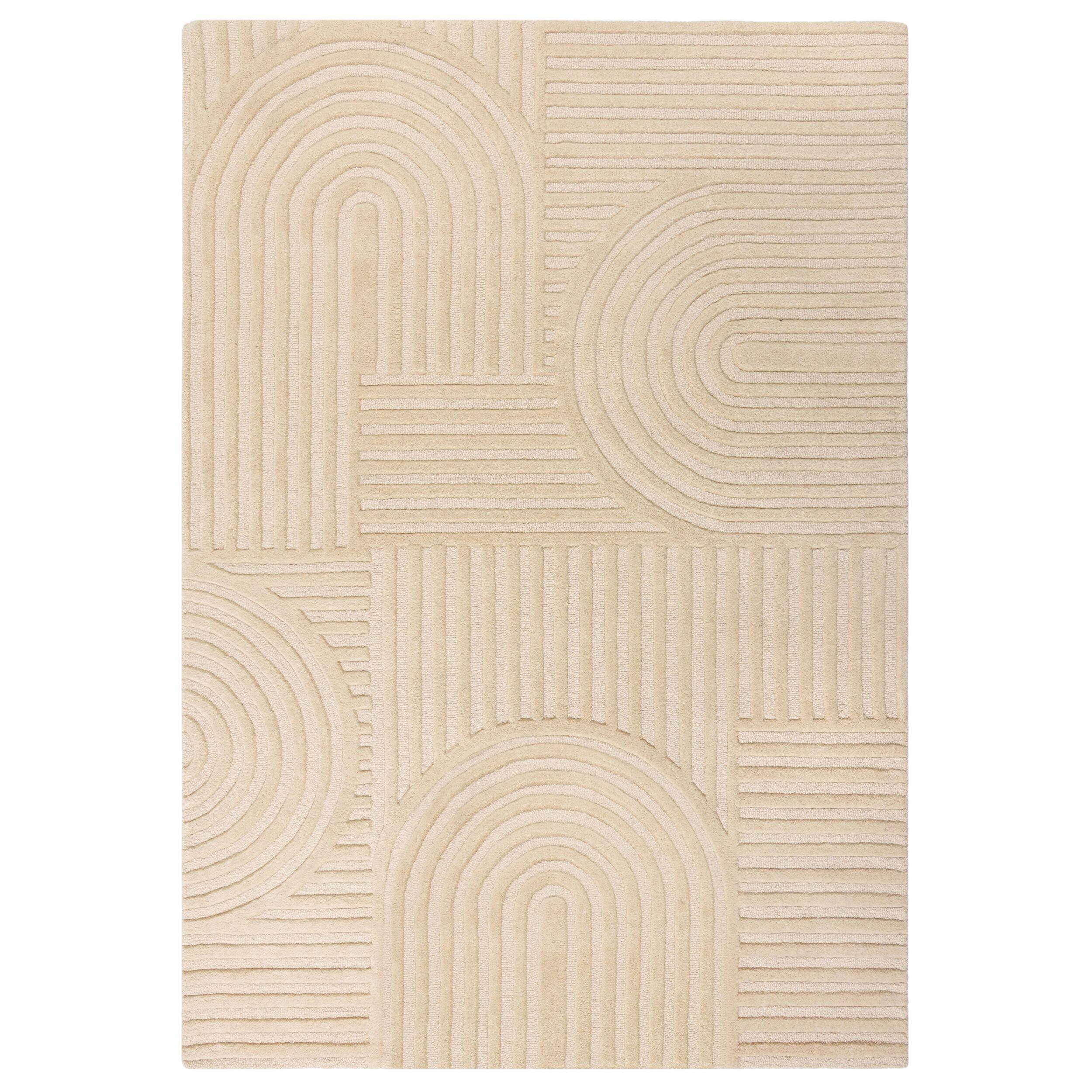 Wollteppich Wollteppich Naturfarbenb:230cm - Naturfarben, Basics, Textil (230/160cm)