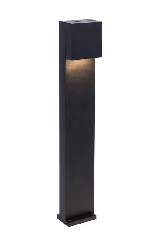 Wegeleuchte Gemini Xf 9,2w Aluminium - Anthrazit, Basics, Metall (65/11/9,2cm)