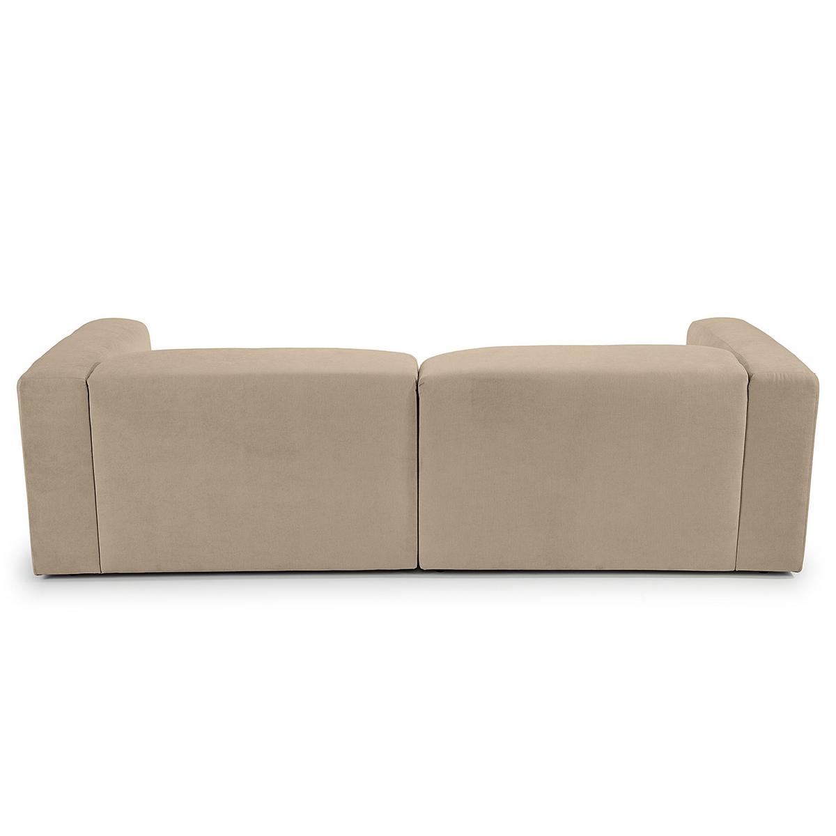 Ecksofa Bolt, Taupe S: 255x160 cm - Taupe, MODERN, Textil (255/160cm) - Trendmanufaktur