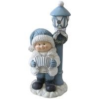 Dekofigur Kind Erik - Gelb/Rot, KONVENTIONELL, Kunststoff (25/19/57cm) - Luca Bessoni